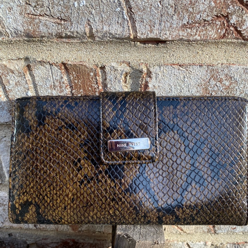 Nine West Python Design Style Wallet - image 2